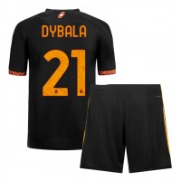 AS Roma Paulo Dybala #21 Tredje Tröja Barn 2023-24 Kortärmad (+ Korta byxor)